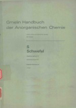 GEMLIN HANDBUCH DER ANORGANISCHEN CHEMIE S SCHWEFEL ERGANZUNGSBAND 2