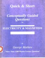 CONCEPTUALLY GUIDED QUESTIONS ON ELECTRICITY & MAGNETISM