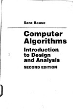 COMPUTER ALGORITHMS INTRODUCTION TO DESIGN AND ANALYSIS  SECOND EDITION