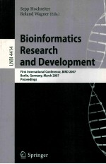 Bioinformatics Research and Development First Internaional Conference