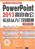 PowerPoint  2013高效办公实战从入门到精通  视频教学版