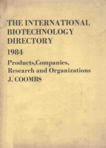 THE%INTERNATIONAL BIOTECHNOLOGY DIRECTORY 1984