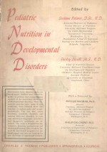 PEDIATRIC NUTRITION IN DEVELOPMENTAL DISORDERS