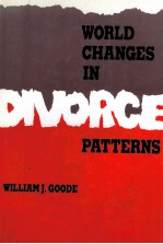 WORLD CHANGES IN DIVORCE PATTERNS