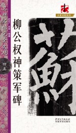 名碑名帖完全大观大家书院系列  枊公权·神策军碑