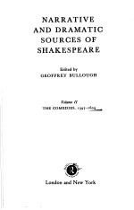 NARRATIVE AND DRAMATIC SOURCES OF SHAKESPEARE  VOLUME II