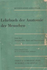 LEHRBUCH DER ANATOMIE DES MENSCHEN DRITTER BAND NERVENSYSTEM HAUT UND SINNESORGANE