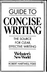 GUIDE TO CONCISE WRITING