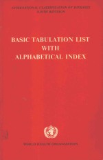 BASIC TABULATION LIST WITH ALPHABETICAL INDEX