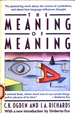 THE MEANIG OF MEANING