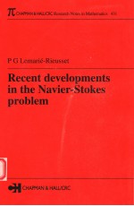 RECENT DEVELOPMENTS IN THE NAVIER-STOKES PROBLEM