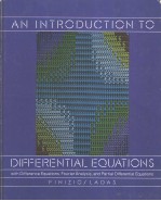 AN INTRODUCTION TO DIFFERENTIAL EQUATIONS  WITH DIFFERENCE EQUATIONS