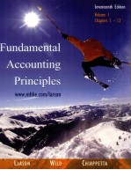 FUNDAMENTAL ACCOUNTING PRINCIPLES  VOLUME 1 CHAPTERS 1-12  17TH EDITION