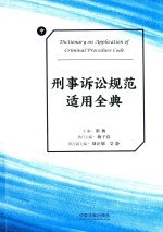 刑事诉讼规范适用全典  中