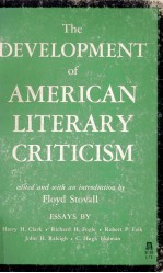 The development of American literary criticism