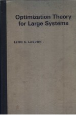 OPTIMIZATION THEORY FOR LARGE SYSTEMS