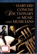 The Harvard concise dictionary of music and musicians