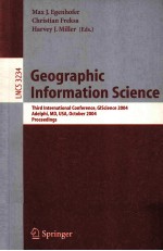 Geographic Information Science Third International Conference