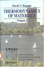 THERMODYNAMICS OF MATERIALS VOLUME 1