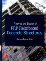 ANALYSIS AND DESIGN OF FRP REINFORCED CONCRETE STRUCTURES