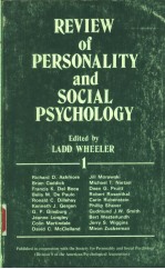 REVIEW OF PERSONALITY AND SOCIAL PSYCHOLOGY