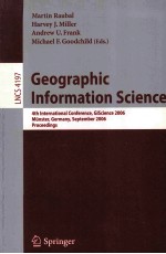 Geographic Information Science 4th International Conference