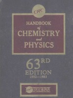 CRC HANDBOOK OF CHEMISTRY AND PHYSICS 63RD EDITION