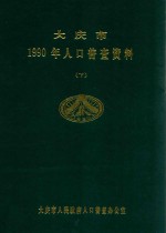 大庆市  1990年人口普查资料  下