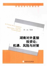 湖南对外直接投资论  机遇、风险与对策