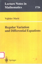 REGULAR VARIATION AND DIFFERENTIAL EQUATIONS