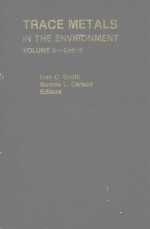 TRACE METALS IN THE ENVIRONMENT VOLUME 6 COBALT