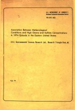 ASSOCIATION BETWEEN METEOROLOGICAL CONDITIONS AND HIGH OZONE AND SULFATE CONCENTRATIONS A 1974 EPISO