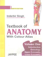 TEXTBOOK OF ANATOMY WITH COLOUR ATLAS FOURTH EDITION VOLUME ONE