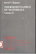 THERMODYNAMICS OF MATERIALS  VOLUME 2