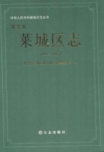 莱芜市莱城区志  1993-2005