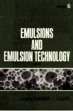 EMULSIONS AND EMULSION TECHNOLOGY(IN THREE PARTS) PART III