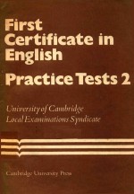 FFIRST CERTIFICATE IN ENGLISH PRACTICE TESTS 2