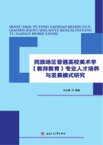 民族地区普通高校美术学  教师教育  专业人才培养与发展模式研究