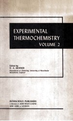 Experimental Thermochemistry Volume II