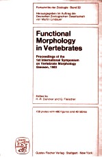 FUNCTIONAL MORPHOLOGY IN VERTEBRATES