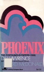 Phoenix : the posthumous papers of D.H. Lawrence