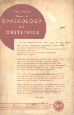 PHYSIOLOGICAL BASES OF GYNECOLOGY AND OBSTETRICS