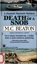 Death of a snob  1st ed.