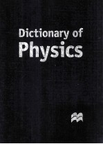 Dictionary of Physics Volume 1