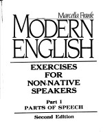 MODERN ENGLISH  EXERCISES FOR NON-NATIVE SPEAKERS  PART 1:PARTS OF SPEECH  SECOND EDITION