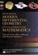 MODERN DIFFERENTIAL GEOMETRY of Curves and Surfaces with MATHEMATICA Third Edition