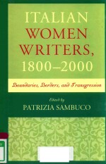 ITALIAN WOMEN WRITERS