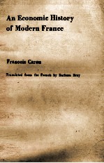 AN ECONOMIC HISTORY OF MODERN FRANCE