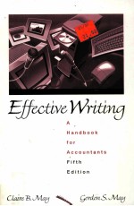 EFFECTIVE WRITING A HANDBOOK FOR ACCOUNTANTS FIFTH EDITION