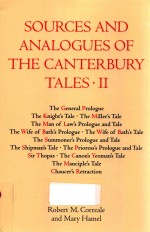 SOURCES AND ANALOGUES OF THE ANTERBURY TALES VOLUME Ⅱ